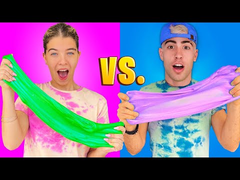 EL QUE HACE EL MEJOR SLIME GANA !!! (CHICAS VS. CHICOS)