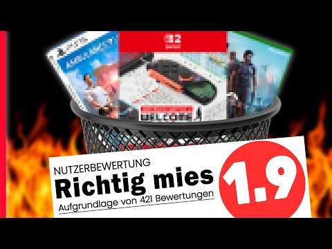 Die (bisher) SCHLECHTESTEN SPIELE des Jahres 2025