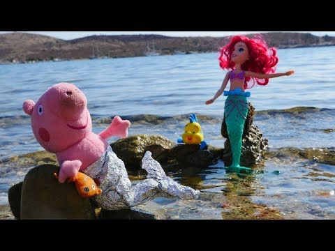 Peppa Wutz und Arielle die Meerjungfrau - Spielspaß am Meer