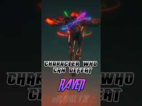 Character Who can Beat Raven || #marvel #shorts #dc #raven