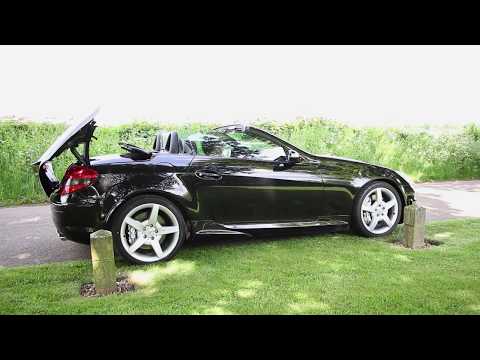 Mercedes Benz SLK 55 AMG R171 Roof Mechanism Operation Open & Close