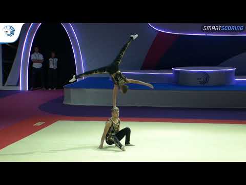 Adam UPCOTT & Charlie TATE (GBR) -  2019 Acro European silver medallists, balance
