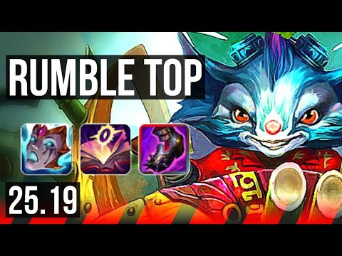 RUMBLE vs DARIUS (TOP) | 11/1/5, Legendary, 600+ games | EUW Master | 25.19
