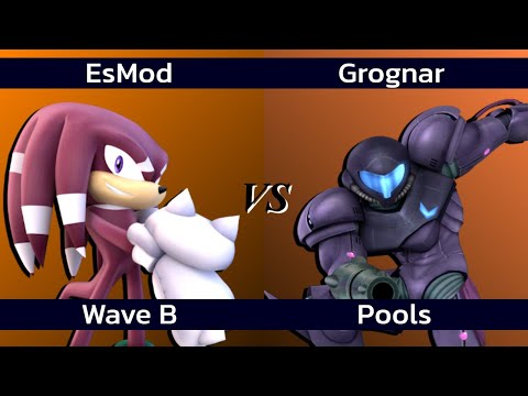 Warehouse War III P+ Wave B Pools EsMod (Knuckles) vs Grognar (Samus)