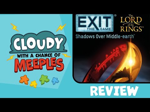 Exit: The Game - Shadows Over Middle-earth Review - Cloudy with a Chance of Meeples