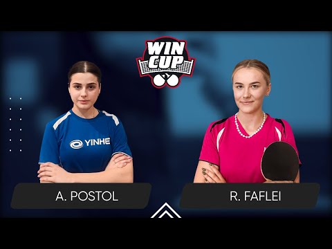 11:00 Anastasiia Postol - Romaniia Faflei West 1 WIN CUP 12.05.2024 | TABLE TENNIS WINCUP