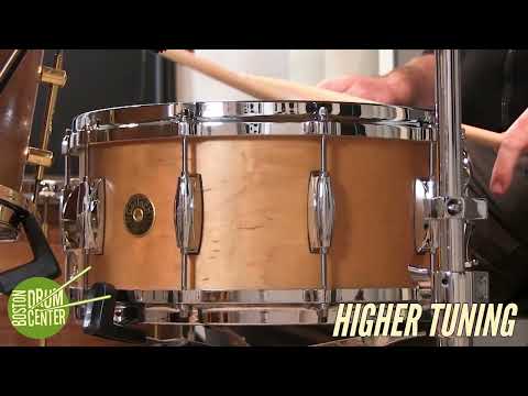 Gretsch USA Custom 6.5" x 14" Ridgeland Snare Drum w/ VIDEO! Satin Natural image 8