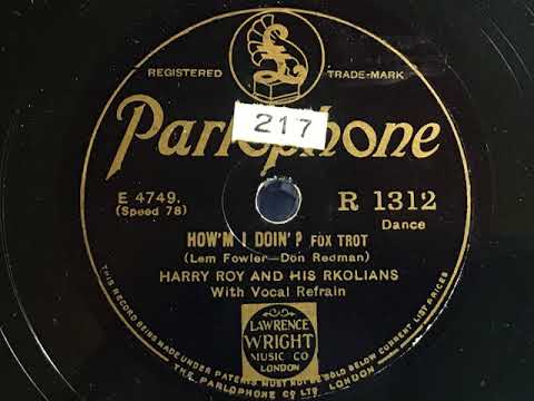 How'm I Doin'? - Harry Roy And His RKOlians