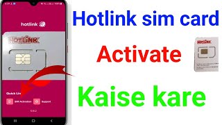 how to activate hotlink sim card | hotlink sim card activate kaise karen | maxis
