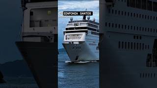 MSC SINFONIA cruzeiro  Santos navio  27/02/26  #buzios @cruzeiros2025  #cruise #ship #google