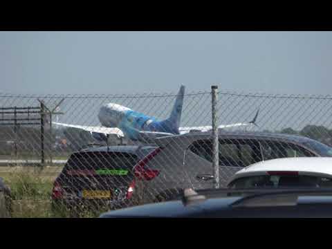 Sun Express ''Shaun the Sheep'' B737-800 Takeoff Schiphol