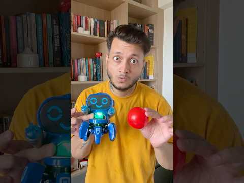 ROBOT BALL 🤖⚾ #shorts #youtubeshorts #cricket #unboxing #ball #funny