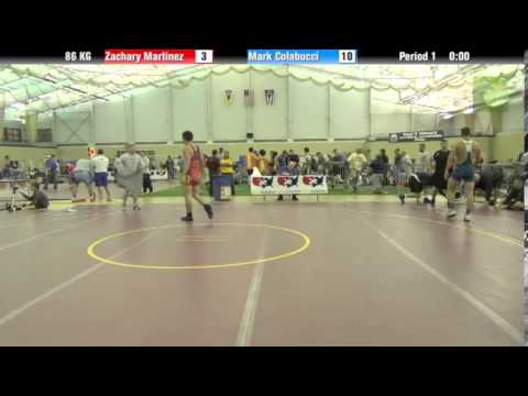 86 KG Zachary Martinez vs Mark Colabucci