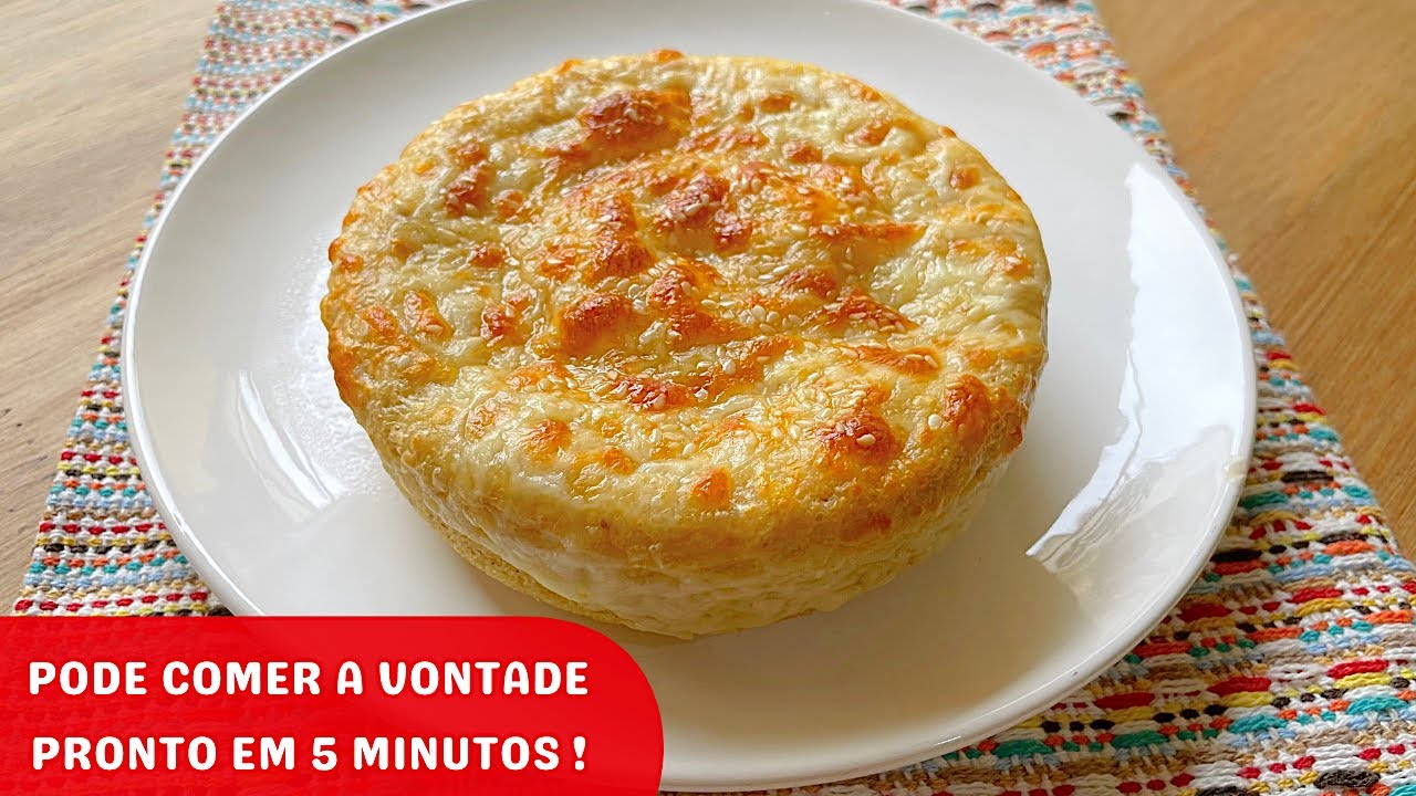 Delicioso Café da Manhã Pronto em 5 min ! SUBSTITUA O PÃO! Sem Trigo, Rico em Proteínas e Fibras