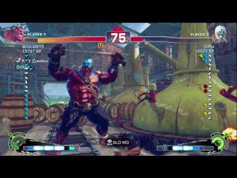 Wildcat815 [Hakan] vs GiPie [ElFuerte] SSF4 Japanese Online Ranked Matches - TRUE-HD