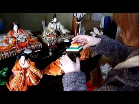日本家庭中的Hina Matsuri玩偶/ひな人形。 (Hina Matsuri Dolls in a Japanese Home/ひな人形)