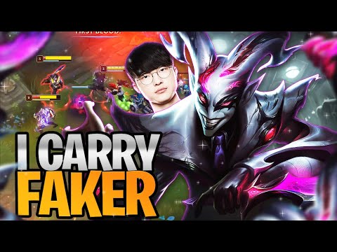 I Carried FAKER With PERFECT AD Shaco Game! - League Of Legends