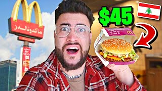 $45 MCDONALD’S BURGER ONLY IN LEBANON?!