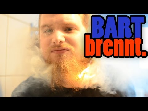 Der Bart kommt ab. MIT FEUER! Bartilicious