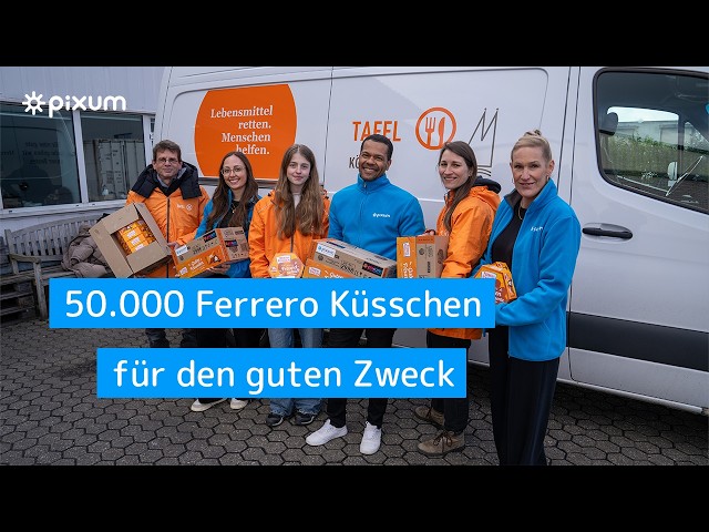 Pixum spendet 50.000 Ferrero Küsschen für den guten Zweck