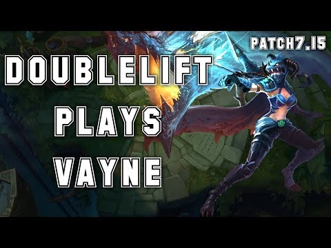 Doublelift Plays Vayne vs Sivir Adc - S7 Ranked | Patch7.15