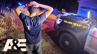 Man’s "Bizarre" Reason for Running From Police Leaves Officers Stunned | Late Night Law | A&E