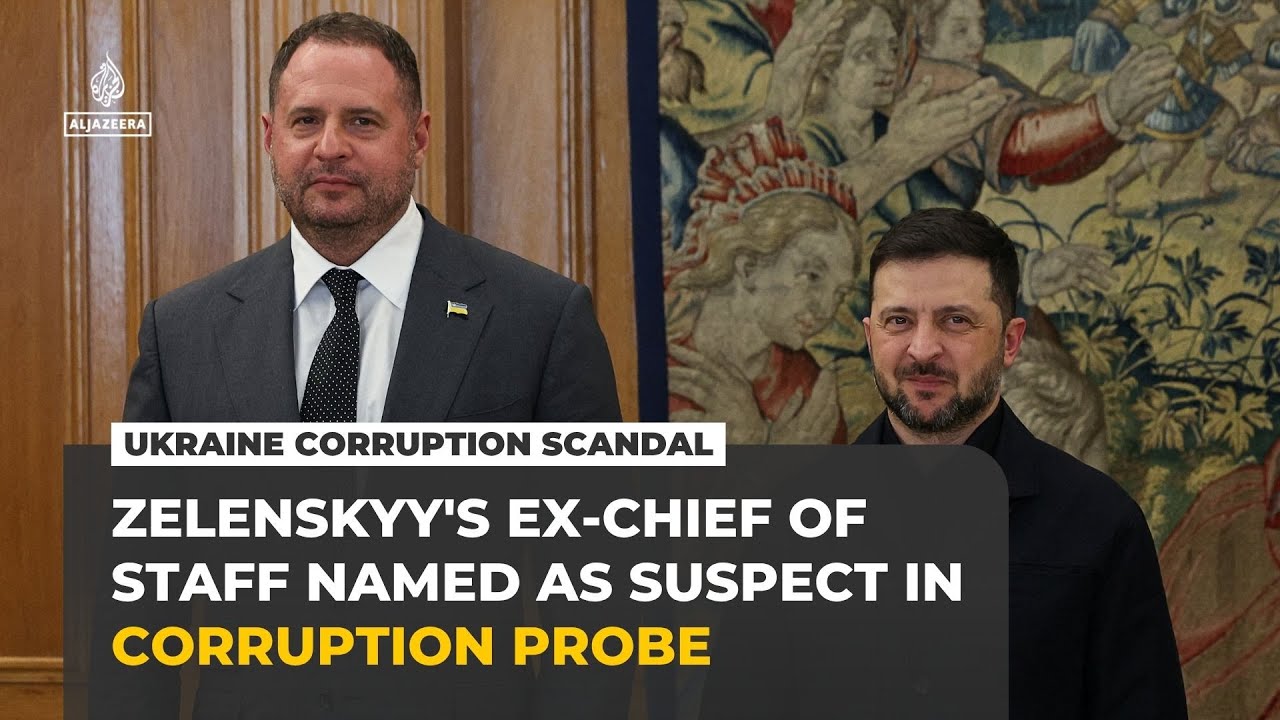 Zelenskyy’s ex-chief of staff named as suspect in Ukraine corruption probe