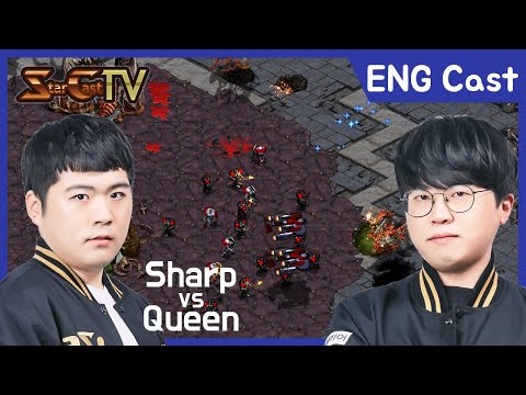 [ENG] "Excellent Play! #7" Sharp vs Queen (TvZ) N.311 - Starcraft Remastered (StarCastTV English)