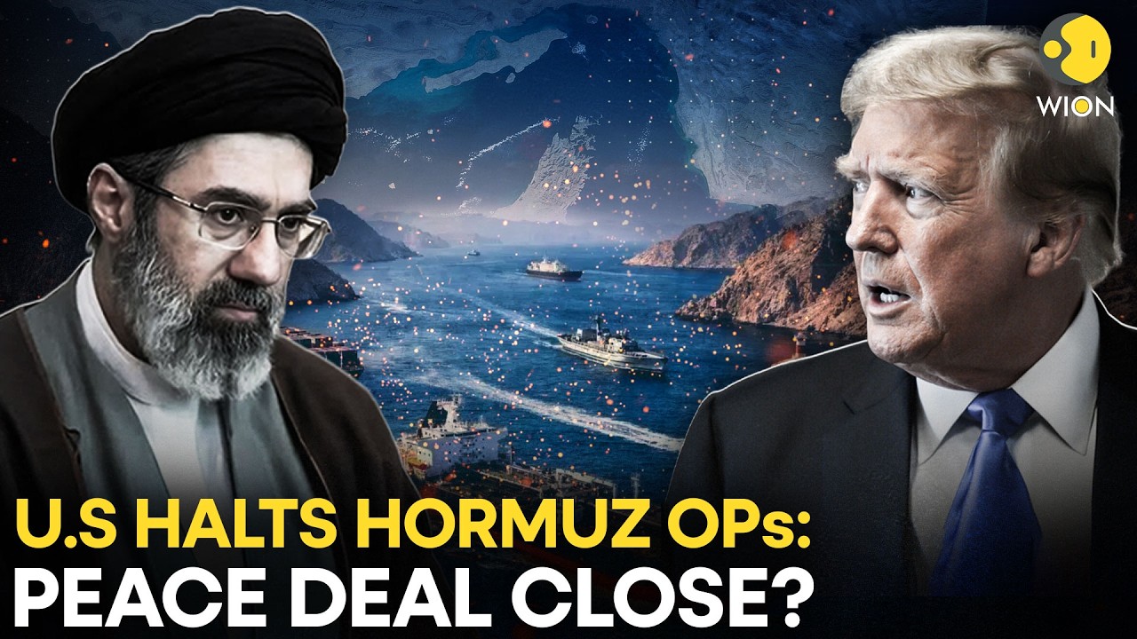 US Iran Peace Deal LIVE: Hormuz Mission Paused—Trump Pushes for Iran Peace Deal | WION LIVE