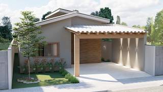 Casa Tradicional com Área Gourmet | 3 Quartos | Terreno 10x20m | P123.2