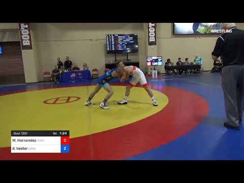 2018 Marine Corps US Open/Senior Men's Greco-Roman 60 7th Place - Matthew Hernandez (USMC) Vs. Dev