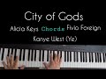 City Of Gods Alicia Keys Kanye West Ye Fivio Foreign Piano Chords Acordes