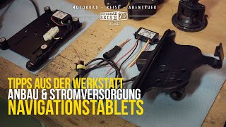 Tipps: Halterungen & Stromversorgung Carpe Iter Pad, Galaxy Tab Active 2 – MotorradreiseTV Werkstatt