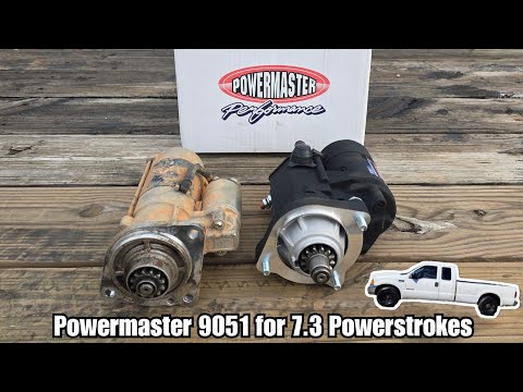 Powermaster gear reduction starter for the 7.3 Powerstroke was worth EVERY penny! #7.3 #powerstroke