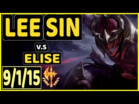 ANDA (LEE SIN) vs ELISE - 9/1/15 KDA JUNGLE CHALLENGER GAMEPLAY - NA