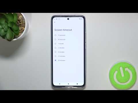 How to Change Screen Timeout on MOTOROLA Edge 30 - Set Up Sleep Time