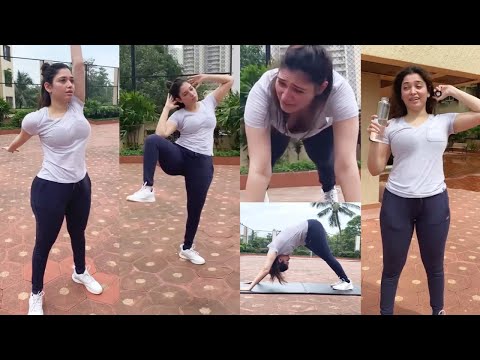 Tamanna Bhatia Full Body Full Workout Session In Outdoors #fitness #workout