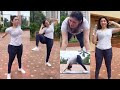 Tamanna Bhatia Full Body Full Workout Session In Outdoors Fitness Workout