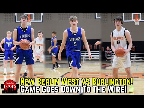 New Berlin West vs Burlington Goes Down To The Wire!