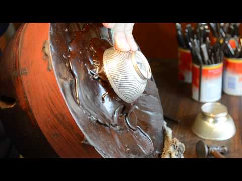 Cincelado de gallones - Plateria