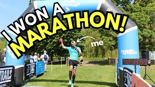 WINNING A MARATHON!  Final 42k long run before Comrades!