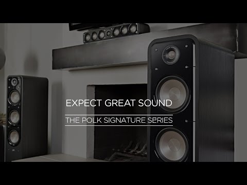 Polk Audio Signature Series S20 2-Way Bookshelf Speakers (Black Walnut, Pair)