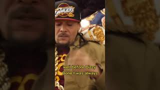 I thought he was MC Mellow first before he became Bizzy Bone 😳😳😳 #Bonethugs #Hiphop #Rap #Shorts