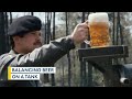When a German Leopard 2 tank carried a beer without spilling a drop