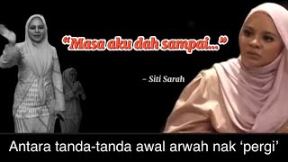 Download lagu “Masa Aku Dah Sampai” | Tanda awal Siti Sarah Nak Pergi Buat Selamanya mp3