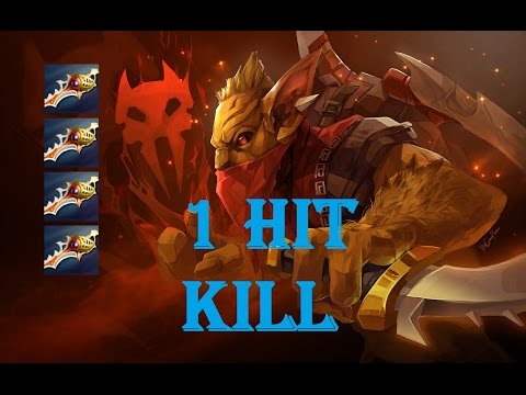 1 Hit Kill - Bounty Hunter 4 Devine Rapier | Dota 2