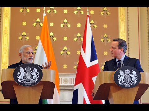 PM Modi's statement to the media with PM of United Kingdom David Cameron at Joint Press Briefing