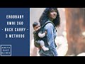 Ergobaby Omni 360 - back carry - 3 methods (also Omni Breeze/Dream/Deluxe)