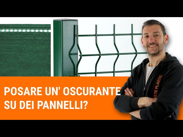 Posare un telo ombreggiante su una recinzione a pannelli
