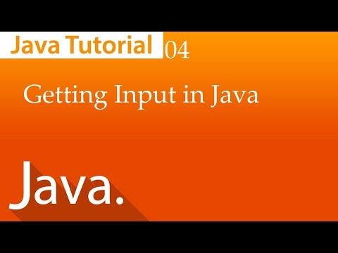 Java Tutorial4 Using Scanner Or Getting Input From User In Java
